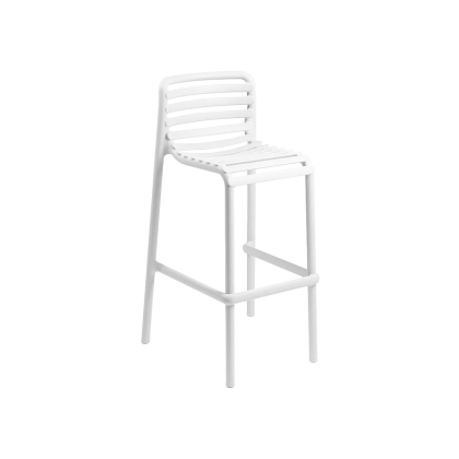 DOGA STOOL, стул барный пластиковый (bianco/белый)