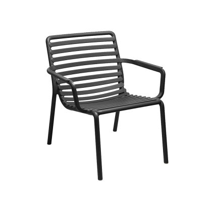 DOGA RELAX, лаунж-кресло пластиковое (antracite/антрацит)