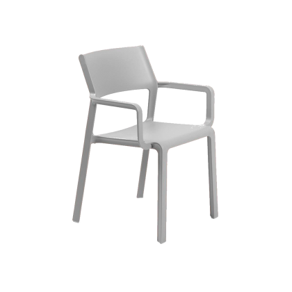 TRILL ARMCHAIR, кресло пластиковое (grigio/серый)