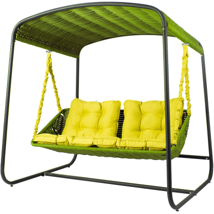 Диван подвесной со стойкой DeckWOOD Sky bed lite (салатовый)