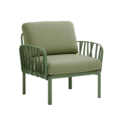 KOMODO POLTRONA, лаунж-кресло (agave/агава, подушка джунгли Sunbrella)