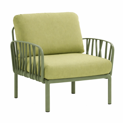 KOMODO POLTRONA, лаунж-кресло (agave/агава, подушка авокадо Sunbrella)