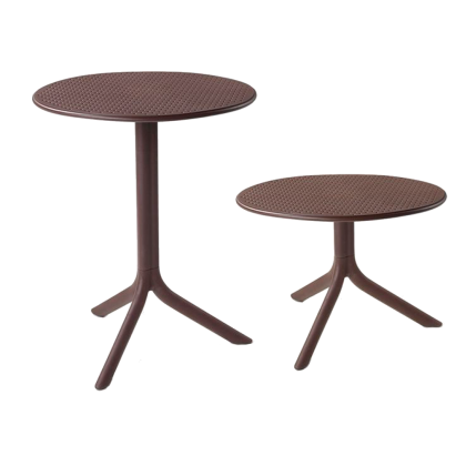 STEP + STEP MINI, стол пластиковый (caffe/коричневый)