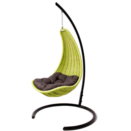 Кресло-гамак подвесное плетеный DeckWOOD (салатовый)