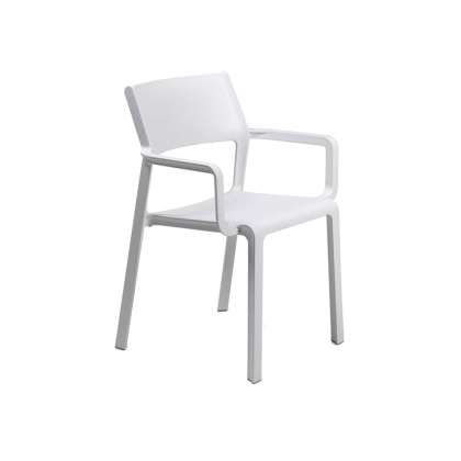TRILL ARMCHAIR, кресло пластиковое (bianco/белый)