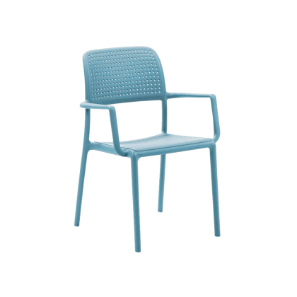 BORA, кресло пластиковое (celeste/голубой)