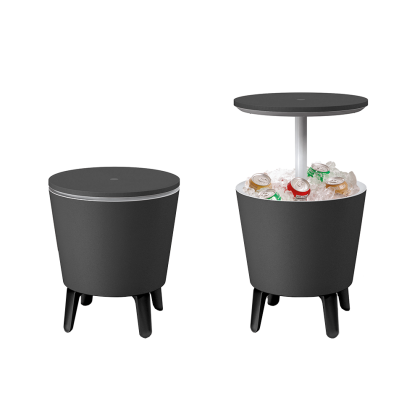 COOL BAR, столик пластиковый (серый-белый)