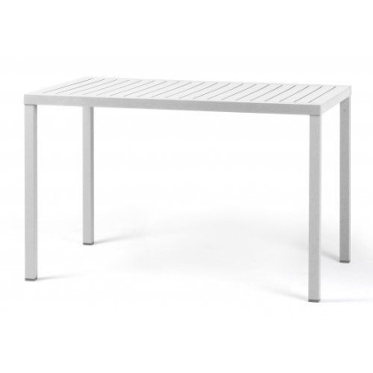 Cube, стол пластиковый обеденный 120x70 см (bianco/белый)