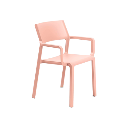 TRILL ARMCHAIR, кресло пластиковое (rosa bouquet/букет роз)