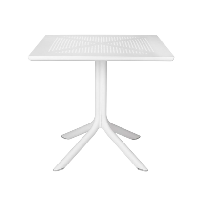 CLIP 80, стол пластиковый обеденный (bianco/белый)