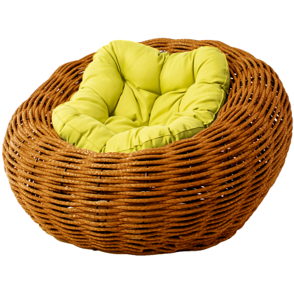 Кресло-гнездо плетеное DeckWOOD Nest (оранжевый)