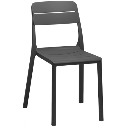 CASSIA BISTROT, стул обеденный пластиковый (antracite/антрацит)