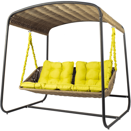 Диван подвесной со стойкой DeckWOOD Sky bed lite (песочный)