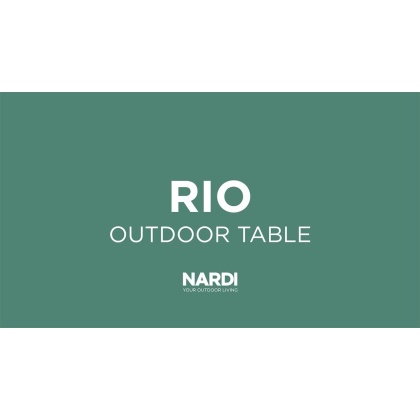 RIO ALU 140 EXTENSIBILE, стол металлический раздвижной 140 - 210 см (antracite/антрацит)