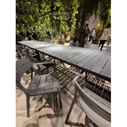 CASSIA ARMCHAIR, кресло пластиковое с подлокотниками (antracite/антрацит)