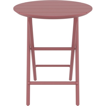 Helen Folding Table Ø60, стол складной круглый (marsala/марсала)