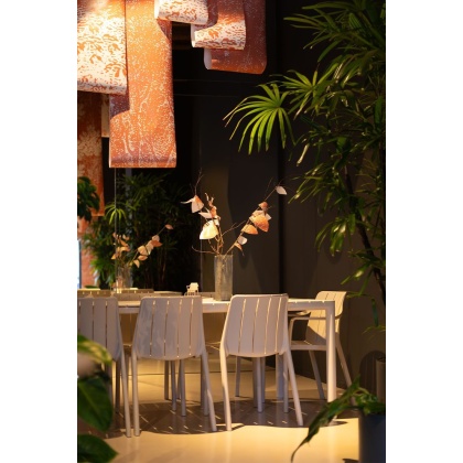 CASSIA BISTROT, стул обеденный пластиковый (corda/бежевый)