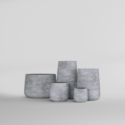 Кашпо CONE (38x41, CONCRETE GREY LIGHT)