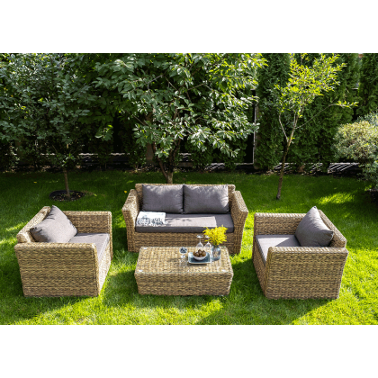 КАПУЧИНО, плетеный журнальный столик (соломенный (гиацинт))