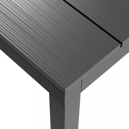 RIO ALU 140 EXTENSIBILE, стол металлический раздвижной 140 - 210 см (antracite/антрацит)