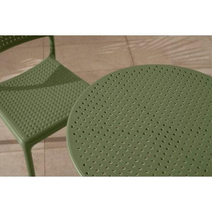 BORA BRISTOT, стул пластиковый (agave/агава)