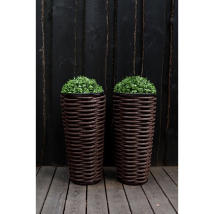 Вазон высокий DeckWOOD 810x400 (коричневый)