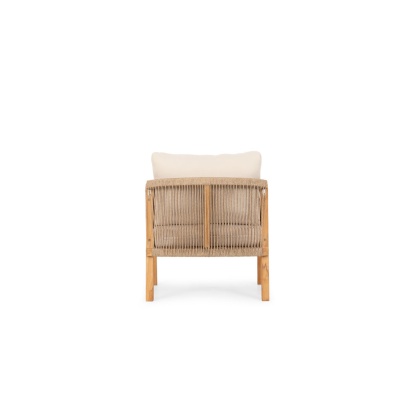 Кресло деревянное с подушками Ravona