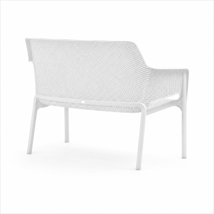 NET BENCH, скамья пластиковая (bianco/белый)