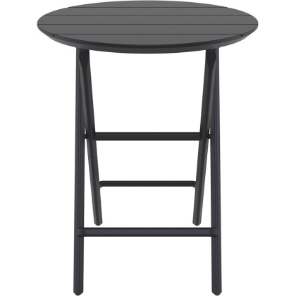 Helen Folding Table Ø60, стол складной круглый (черный)