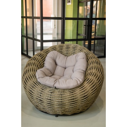 Кресло-гнездо плетеное DeckWOOD Nest (темно-зеленый)