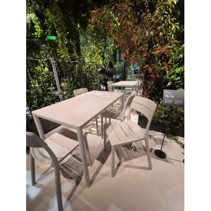 CASSIA BISTROT, стул обеденный пластиковый (corda/бежевый)