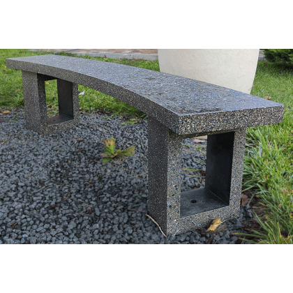 Скамья бетонная полукруглая (SKM180)