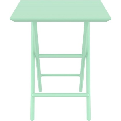 Helen Folding Table 60, стол складной квадратный (опаловый оливковый)