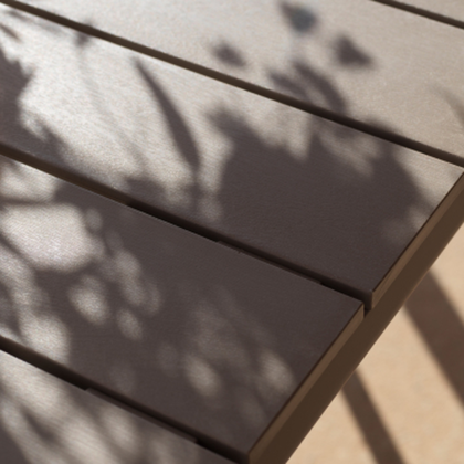 Tevere 147 Extensible, металлический раздвижной стол 147-211 см (tortora/тортора)