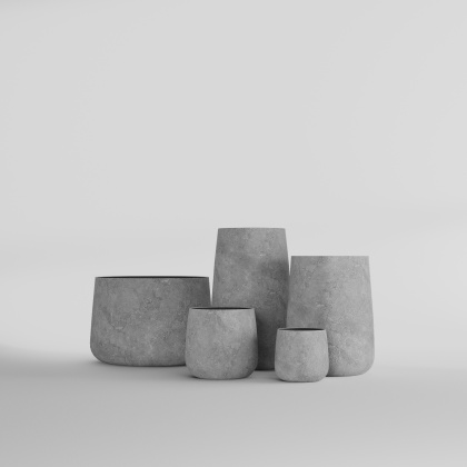 Кашпо CONE (38x41, CONCRETE M100)