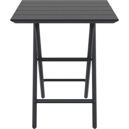 Helen Folding Table 60, стол складной квадратный (черный)