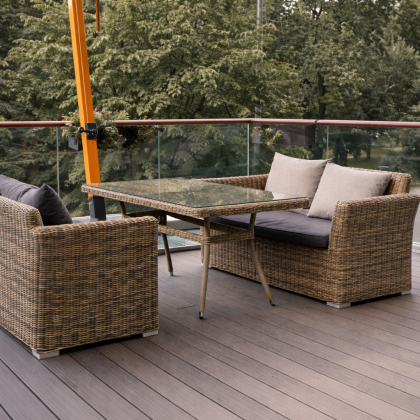 КАПУЧИНО, плетеный диван двухместный (соломенный)