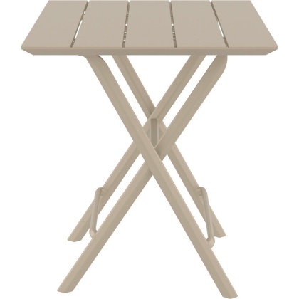 Helen Folding Table 60, стол складной квадратный (бежевый)