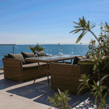 КАПУЧИНО, плетеный диван трехместный (коричневый)