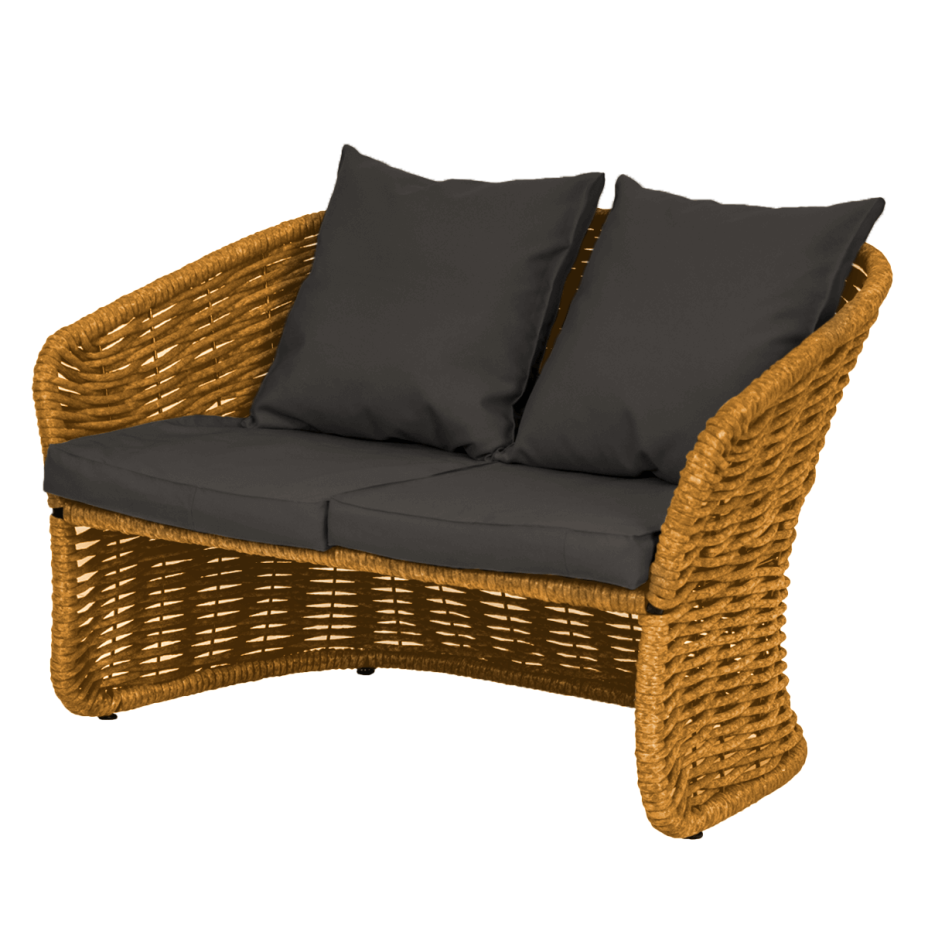 Диван Кантри двойной DeckWOOD (песочный)