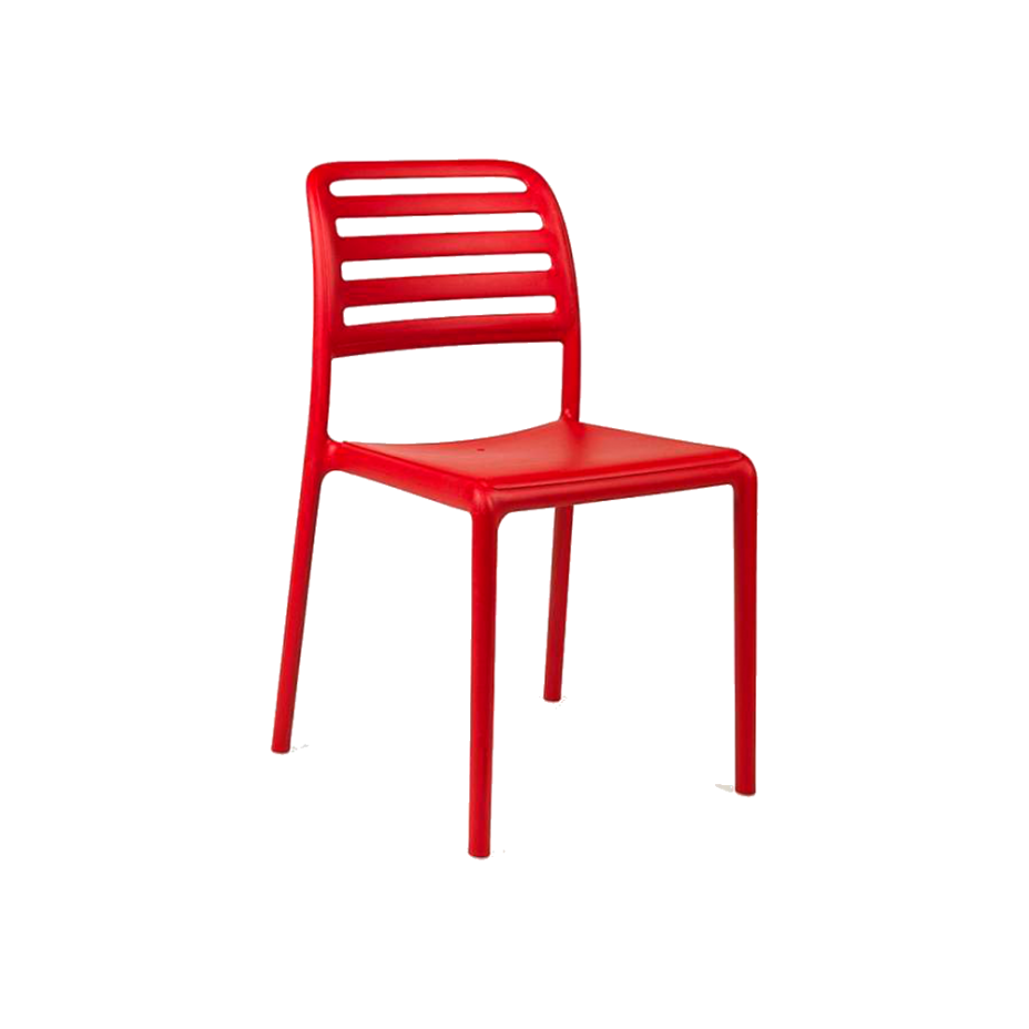 COSTA BISTROT, стул пластиковый (rosso/красный)