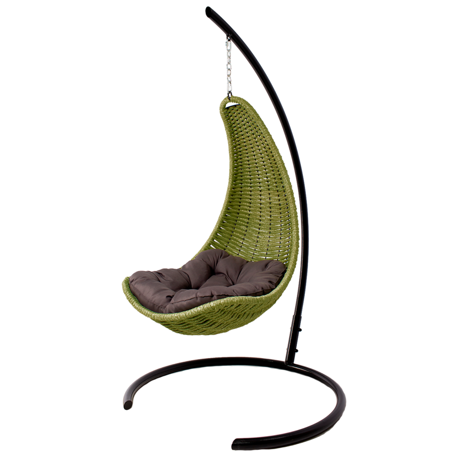Кресло-гамак подвесное плетеный DeckWOOD (темно-зеленый)