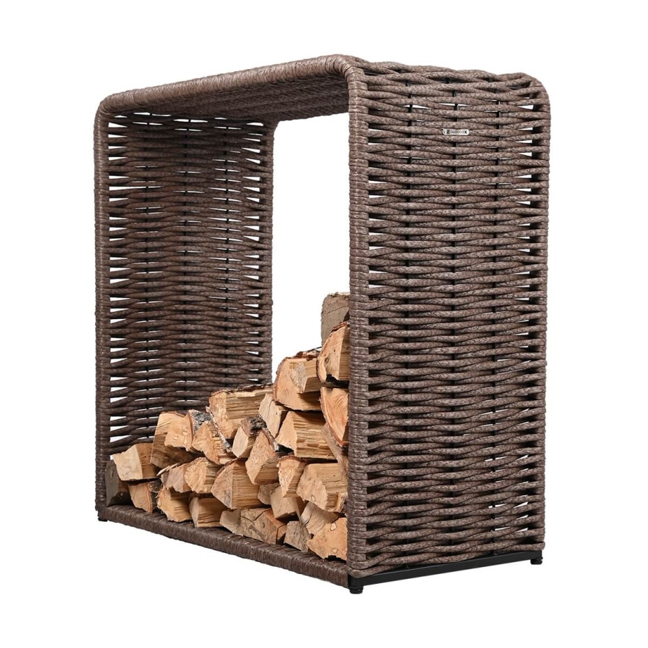 Дровник DeckWOOD прямоугольный 1010х510х1020 мм (коричневый)