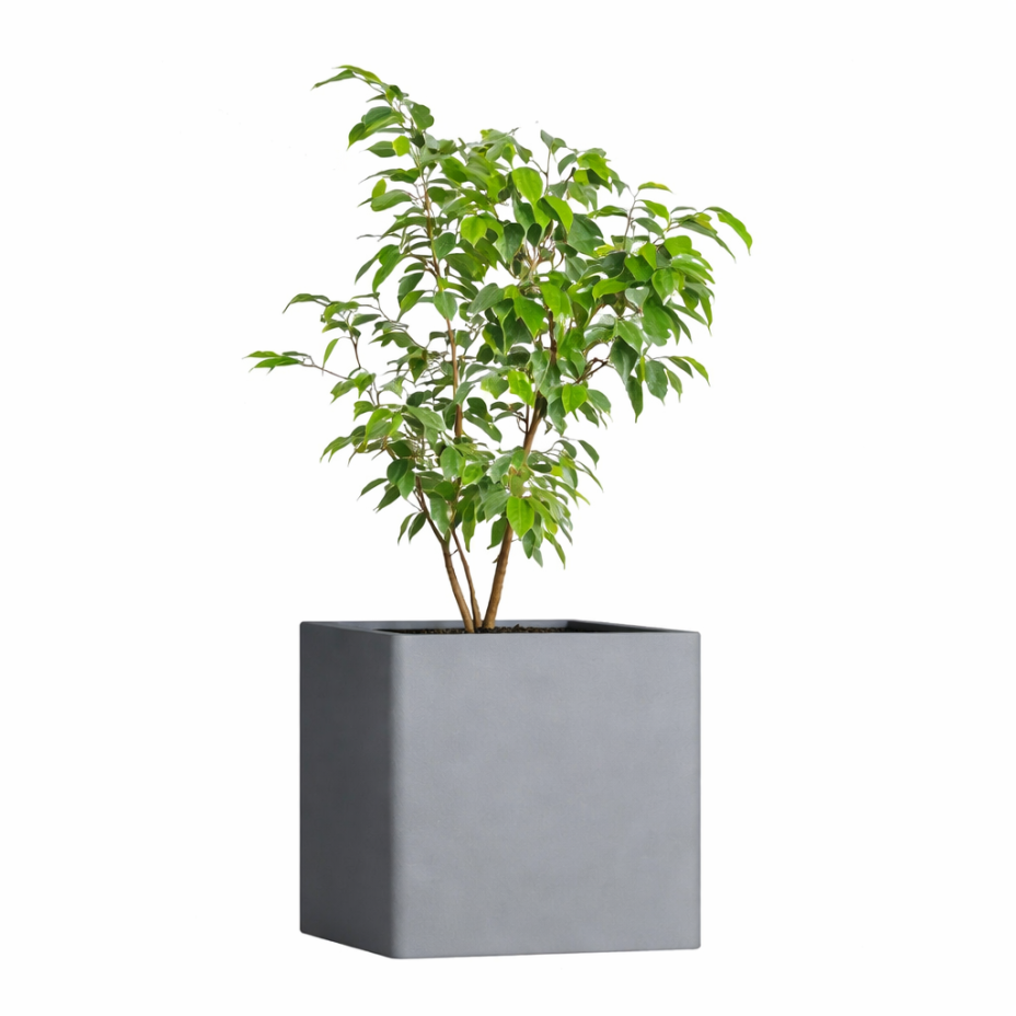 Кашпо CONCRETIKA КВАДРО 50x50x50 (АРКТИК ГРЕЙ)