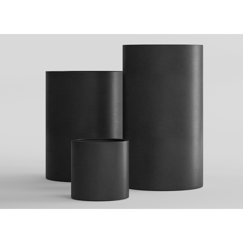 Кашпо CYLINDER (45x80, NERO)