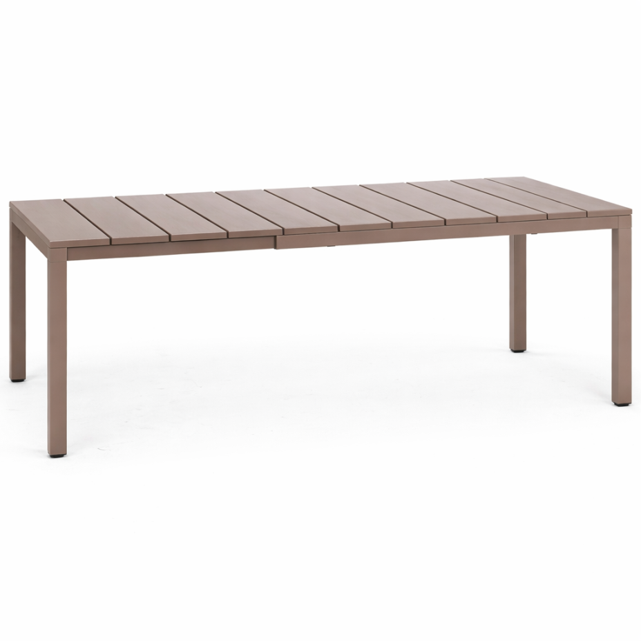 RIO 140 EXTENSIBILE, стол пластиковый раздвижной 140 - 210 см (tortora/тортора)