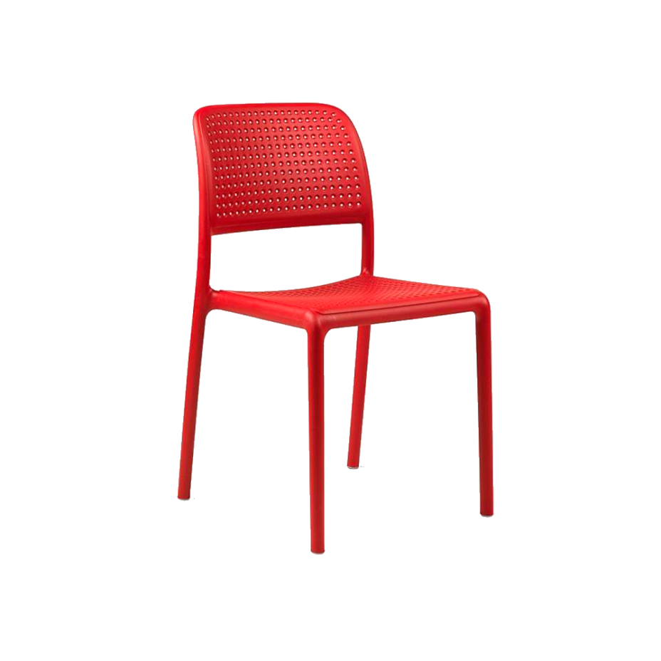 BORA BRISTOT, стул пластиковый (rosso/красный)