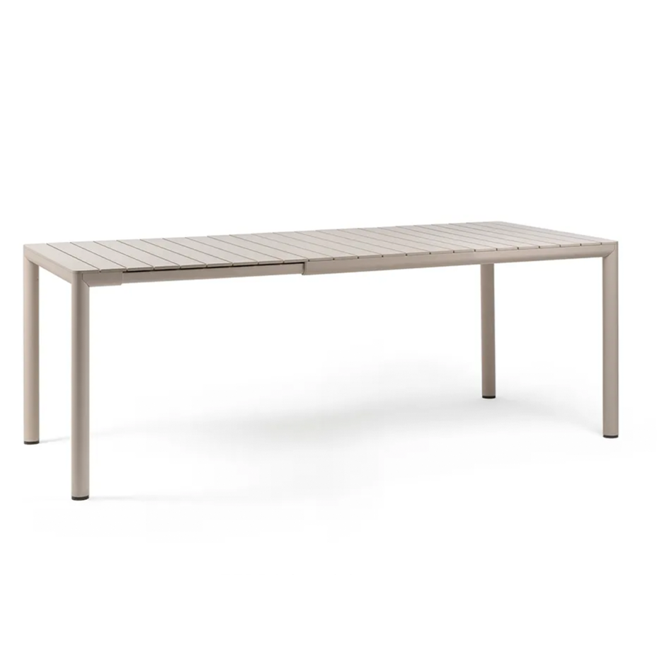 Tevere 147 Extensible, металлический раздвижной стол 147-211 см (corda/бежевый)