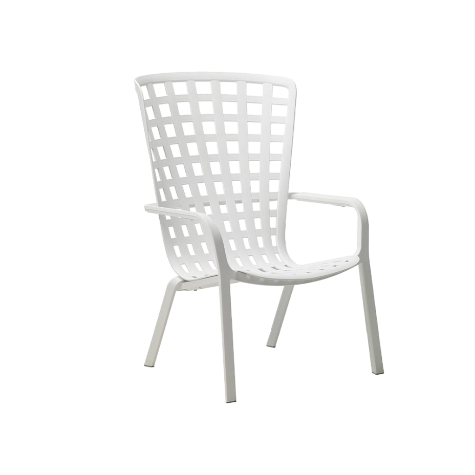FOLIO, лаунж-кресло пластиковое (bianco/белый)