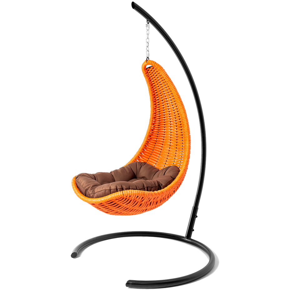 Кресло-гамак подвесное плетеный DeckWOOD (оранжевый)